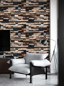 1 rouleau (1m/3m/5m) Papier peint effet 3D à motif marbre beige vintage et bleu marine, amovible et auto-adhésif, papier peint vinyle pour la décoration maison DIY, fond de pièce, chambre, cuisine, salon, salle de bain, armoire, renouvellement de meuble