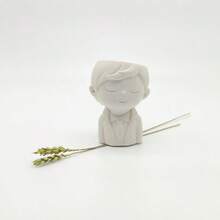 Matriță de rășină DIY pentru băieți, matriță de decor pentru casă, vază de flori, rășină epoxidică, ipsos, matriță de silicon