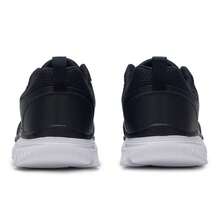 Skechers 男士輕量運動跑步鞋 BURNS 2.0 繫帶運動鞋 輕量舒適透氣休閒鞋 8790359-BKW - 黑色/白色 - 查看 9