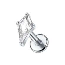 SWANJO 1pc Titanium Zirconia Stud Earrings Ear Tragus Helix Daith Piercing Body Jewelry - TC140 - View 8