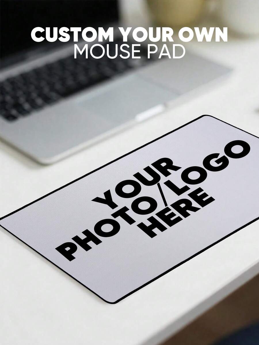 1pc Customized Photo Or Logo Printed Mouse Pad, Personalized Desk Accessory, Computer Gaming Mouse Pad, Comfortable Mouse Mat For Office, Laptop, Home, Travel, Gift For Gamers, Couples, Friends, Family - Style 2 - View 1