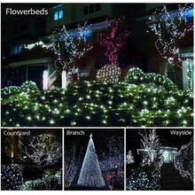 Luces navideñas de 800 LED con cable grueso, luz permanente + efecto intermitente blanco. Longitud: 66 metros. IP44 + conector para decoración de exteriores. Luces para árbol de Navidad para interior y exterior. Disponibles en 4 colores. Guirnalda de luces con enchufe resistente al agua. Decoración para festivales. Conector de extremo a extremo para conectar. Decoración para fiestas, bodas y festividades. En la caja se indica 1000 LED y 68 metros de longitud, pero en realidad son 800 LED y 66 metros de longitud.