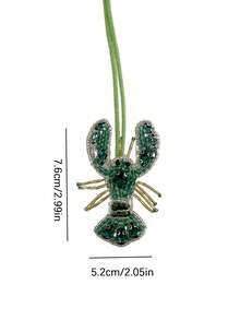 Starfish, Sea, Turtle, Lobster, Shell Bag Charm, Summer Ocean Style Fashion Cute Versatile Fully Rhinestone Bag Pendant - Multicolor - View 4