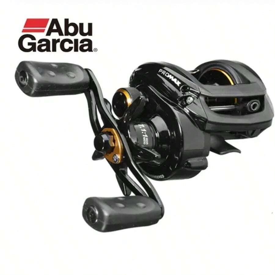 Pro Max Fishing Reel Low Profile Baitcasting Reels Water Drop Wheel 7.1:1 8KG Power 7+1BB Get Orginal Lure Free