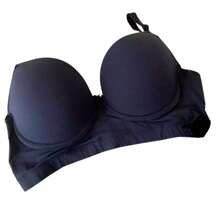 PLUS SIZE PLAIN REINFORCED BRA WITH LUXURY REINFORCED STRAPS - 巧克力棕 - 查看 3