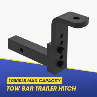 SUN YEE Adjustable Towbar Ball Mount 2" Hitch Towing Trailer Camper Bike Rack 4WD