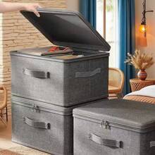 Bolsas de almacenamiento plegables - Gris Oscuro - Ver 5