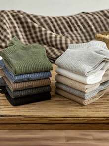 10 Pairs Of Colorful, Comfortable, Breathable Pom-Pom Socks For Men And Women. These Breathable, Contrasting Low-Top Crew Socks Are Perfect For Spring And Summer, Lightweight Running Socks, And Comfortable, Breathable Gym Socks For Everyday Outdoor Activities.