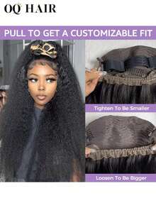 OQ 隐形拉绳 360 无胶假发 360 度卷曲直发 360 度蕾丝前假发 灵活贴合 漂白结假发 Zip Zag 预剪蕾丝 180% 14-16 英寸鲍勃假发 18-26 英寸长假发 预拔发际线 未处理人发 自然色前额人发 真人发假发 戴上即走无胶假发 人发 免费礼品 免费送货 万圣节服装 人发假发 万圣节旅行必需品 Y2K Turn Up Baddie 女士假日度假