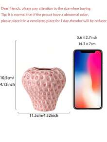 1 Bình hoa họa tiết dâu tây, Bình hoa ABS hiện đại, Thích hợp trang trí nhà cửa, trang trí bàn, bình cắm hoa khô nhân tạo, bình hoa nghệ thuật, trang trí phòng khách và phòng triển lãm theo phong cách tối giản, trang trí phòng, trang trí nhà cửa, trang trí sinh nhật, trang trí nhà bếp, trang trí đám cưới, trang trí phòng ngủ, trang trí phòng khách, quà tặng, trang trí tiệc, bình hoa thủy tinh trang trí sân vườn. - Nhiều màu - Xem 12