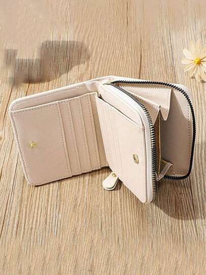 Wallets Money Bag Card Holder Pocket Purse Cute Fashion Geometric Patchwork For Women Money Wallet Mini Wallet Purse Wallet Fall Small Wallet Cute Wallet Y2K