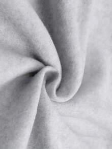 Tween Girl Graphic Print Thermal Lined Hoodie Sweatshirt, Warm & Comfortable For Autumn/Winter