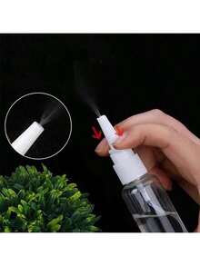 100x 10ml Empty NASAL Pump Spray Bottle Plastic Fine Mist Sprayers Refillable - Clear - View 2