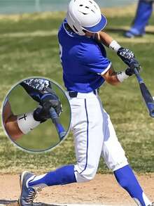 1 件白色棉质护腕和护踝带，锯齿状边缘棉质运动胶带，白色胶带 - 彩色 - 查看 5