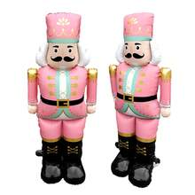 1pc 48inch Stand Pedestal Christmas Theme Santa Claus Christmas Tree Huatoubing Shape Foil Balloons New Year Christmas Decorations 2026 - Multicolor - View 6
