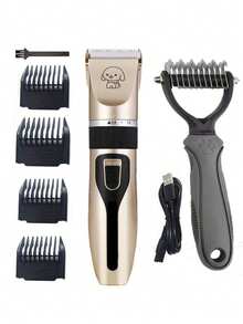 Electric Pet Clipper Shaver Trimmer Grooming Hair Cutter For Dogs Cats