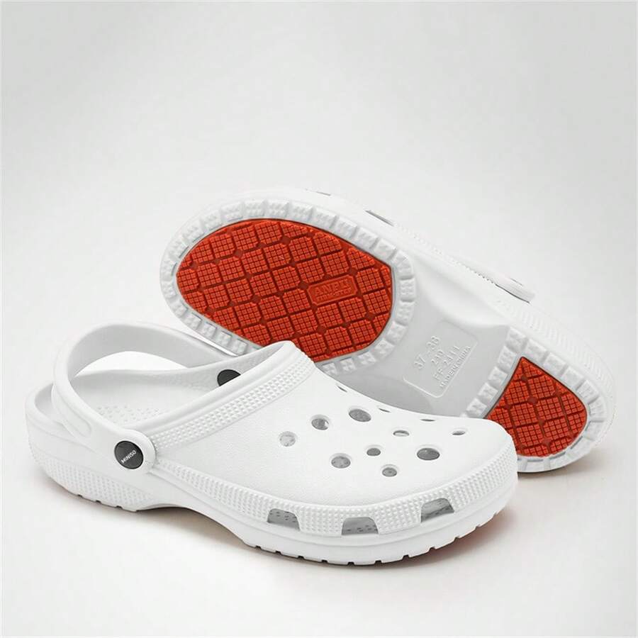 名创优品新款女夏季户外凉鞋厚底防滑洞洞鞋女士时尚透气拖鞋