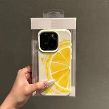 Protección tpu de alta calidad para modelos como  16 pro Max / 14 / 16 / 15 / 13P / 12 / 11 - diseño único de limón amarillo fresco, resistente a las caídas, estilo simple y elegante, adecuado para hombres y mujeres, regalos de vacaciones, artículos de moda explosivos. - Color mezclado 1-308 - Ver 6