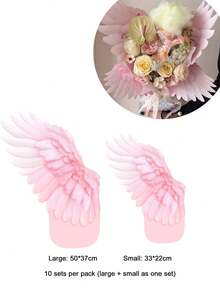 10pcs (20 Sheets)/20 Sets (40 Sheets) Butterfly Wrapping Paper, New Butterfly And Bird Wing Floral Bouquet Wrapping Paper, Matte Waterproof Semi-Transparent Butterfly Wing Shaped Bouquet Wrapping Paper, Flower Wrapping Paper, Wing Shaped Bouquet Handmade Gift Wrapping Paper, DIY Flower Shop Packaging Bags Creative Floral Packaging, 36pcs 3D Colorful PVC Butterflies For DIY Decor, Wedding, Birthday, Party, Back To School, Graduation, Couple Surprise, Valentine's Day Gift, Mother's Day Gift, Anniversary Bouquet