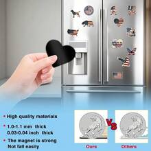 American USA Flag 4th Of July Accessories Decoration Fridge Magnet(12 Pack)Vintage Merch Party Supplies Gifts Cruise Door Room Decor Locker  Bumper Cabinets Sticker Decal Reusable Vinyl - 美國國旗 - 查看 4