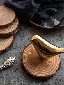 用于餐桌中心装饰的木片、用于餐桌中心装饰的木质装饰物、用于婚礼、迎婴派对和派对的圆形木块、天然松木板