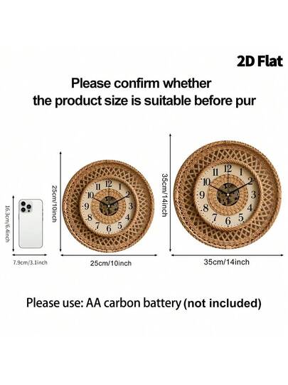 Wandklok Modern 0d9b view 5