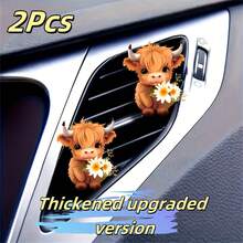 3pcs Cute Cat Car Ventilation Air Freshener Clip - Creative Hoodie Cat, Milk Tea Cat, Bell Cat Designs, 2D Acrylic Car Ventilation Decoration Clip, Comes With Aromatherapy Sheet, Deodorization + Random Scents, Car Air Freshener, Car Interior Decoration, Perfect Gift For Family And Friends