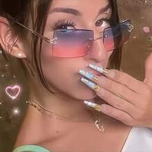 Women Sunglasses - Màu Hồng baby - Xem 2