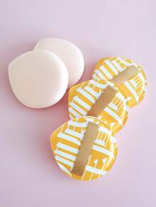 8个/4个/2个/1个超柔软化妆海绵粉扑，蓬松三角化妆海绵，可重复使用可水洗化妆粉扑，适用于散粉、粉底液，干湿两用，亲水性聚氨酯海绵，粉扑，适用于所有液体、膏状和粉状彩妆，修容化妆工具，高品质化妆必备品，适合化妆新手，返校礼物 - 彩色 - 查看 6