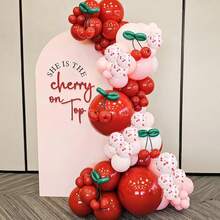 Bộ bóng bay 12 inch 35 quả anh đào màu đỏ và hồng, bóng bay tiệc bằng cao su heli màu đỏ mờ và hồng nhạt, thích hợp cho bé gái, bé gái, sinh nhật, tiệc chào đón em bé, cô dâu, trang trí tiệc cưới - Nhiều màu - Xem 6