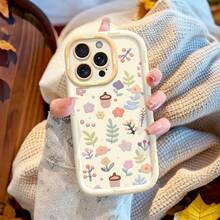 A Cute Dog,Pink Bow Phone Case Which Can Be Matched With A Same-Style Mobile Phone Charm Phone Case Compatible With IPhone17/17 AIR/17 PROMAX/17 PRO/16/7/8/11/12/13/14/15/X/XR/Xs/Plus/Pro/Pro Max/SE2/16E - antique white - View 9