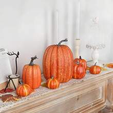 7 قطع/4 قطع/3 قطع/1 قطعة kürbis اصطناعية، ديكورات اليقطين، ديكور خريف هالوين، مجموعة متنوعة من اليقطين الزخرفية المزيفة الريفية، يقطين رغوي، يقطين مزيف، لمركز طاولة ، المدفأة، المطبخ، حفلات الزفاف، هدايا عيد الميلاد، ديكور المنزل، أفضل هدايا عيد الميلاد، ديكور عيد الميلاد