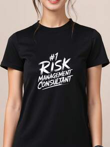 Risk-Management-Consultant-T-Shirt - Black - View 1