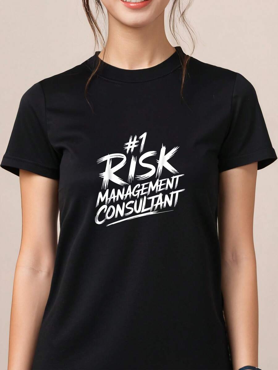 Risk-Management-Consultant-T-Shirt - Black - View 1