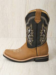 BOTA RODEO PARA HOMBRE 100% PIEL DE RES MARCA BDP SUELA DE HULE CONSTRUCCION WELT - ARENA - Ver 3