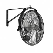 14 Inch Industrial Wall Mount Fan, High Velocity 2473 CFM Outdoor Fan With 3 Speeds, Waterproof IP44 Garage Wall Fan With Aluminum Blades For Workshop, Warehouse, Greenhouse