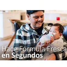 POPYUM Biberón Anticólico para Bebé para Mezclar Fórmula 4 Pack Multi Etapa 5oz/150ml y 9oz/260ml - Azul - Ver 11