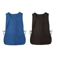 半件套男女通用围裙，带两个口袋，家居清洁无袖围裙，厨房，浴室，家居，家居用品 - 彩色 - 查看 15