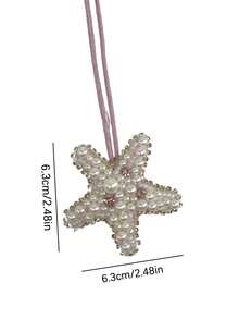 Starfish, Sea, Turtle, Lobster, Shell Bag Charm, Summer Ocean Style Fashion Cute Versatile Fully Rhinestone Bag Pendant - Multicolor - View 11