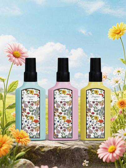 A 50ml Limited Edition Fragrance Spray Set For Indoor And Outdoor Air Freshening, With A Long-Lasting, Natural, Fresh And Charming Fragrance. Suitable For Dates, Parties, Trips, Vacations, Home, Hotels, Offices. It Is An Ideal Gift For Family Members, Relatives And Friends.