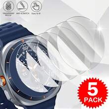 5PCS Tempered Glass Screen Protector Compatible With Samsung Galaxy Watch 8 Classic 40mm 44mm Ultra 2025 FE Watch7 Watch5 Pro Watch4 Watch6 Classic Anti-Scratch Glass Film Garmin Fenix 8 43mm 47mm 51mm 7 7X 7S 6 6X 6S Pro Forerunner 945 965 220 230 255 45 55 Clear Glass Cover Screen Film - Clear - View 19