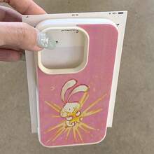 Funda para teléfono: Diseño de Conejo Brillante Estrellado en TPU, Compatible con iPhone 16 Pro Max/14/16 Plus/15/13 Pro/12/11, Cubierta Protectora Anticaídas de Alta Estética, Estilo Empresarial - Color mezclado 1-1366 - Ver 6