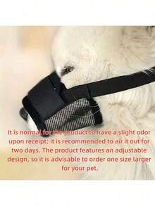 1 件黑色狗嘴套，防咬防吠，允许饮水和喂食，适合金毛猎犬和贵宾犬等中小型犬