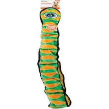 Outward Hound Durablez Stuffing-Free Squeaky Interactive Dog Toy, Tough Plush, Snake, Blue, XL - 顏色C - 查看 6