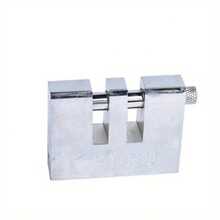 Cerradura de freno y embrague antirrobo para automóvil, herramienta de y protección, cerradura oculta del pedal de freno y acelerador del automóvil con 3 llaves - Plateado - Ver 5