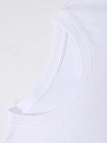 VHUTHK Double-Sided Printing (220 Pure Cotton T-Shirt)    Men's Summer Round Neck Short Sleeved Casual Pure Cotton Print  JEREMIAH 29:11 - 白-2 - 查看 3