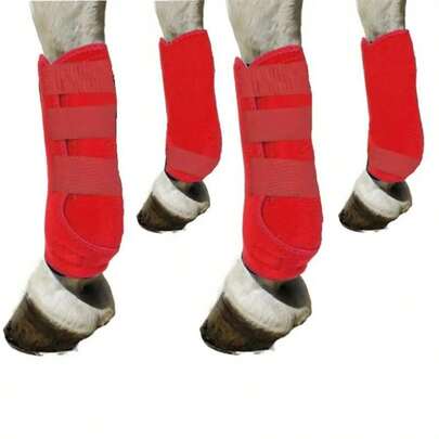 Equestrian Leg Guards, Waterproof Leg Wraps, Professional Horse Racing Equipment, Hook And Loop Horse Leg Protectors, Anti-Dirt Horse Accessories