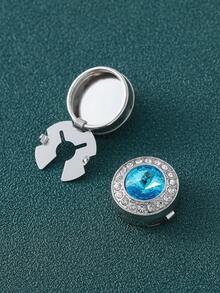 2pcs Men's Button Decorative Buttons, Universal Cuff Buttons, Turtle Buttons, Snap Buttons, Button Cover Brass Copper, 10 Colors Available, Elegant Gift For Boyfriend, Suitable For Men's Shirts