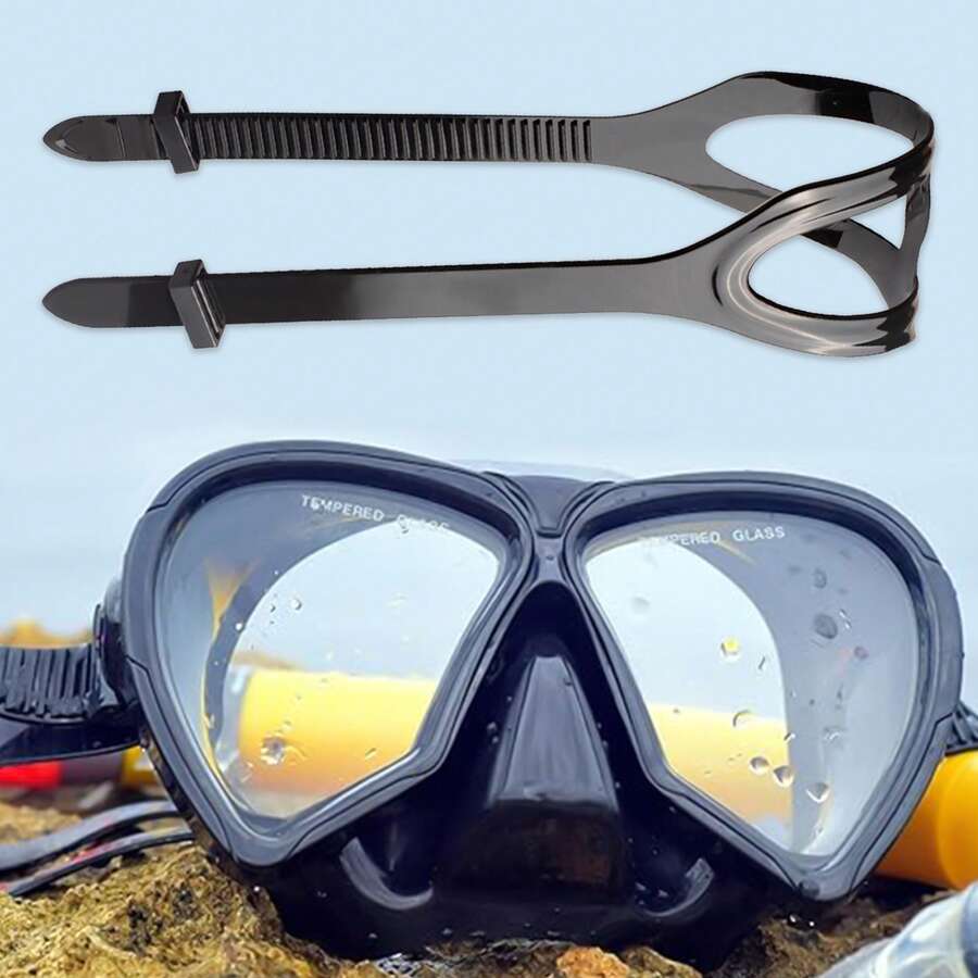 General-Purpose Silicone Replacement Mask Straps, Diving Mask Straps, Swimming Goggles Silicone Head Straps, Parts For Diving, Swimming, Snorkeling Accessories