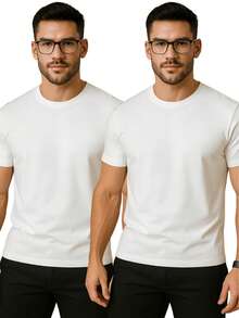 Men T-Shirts - 白色 - 查看 4